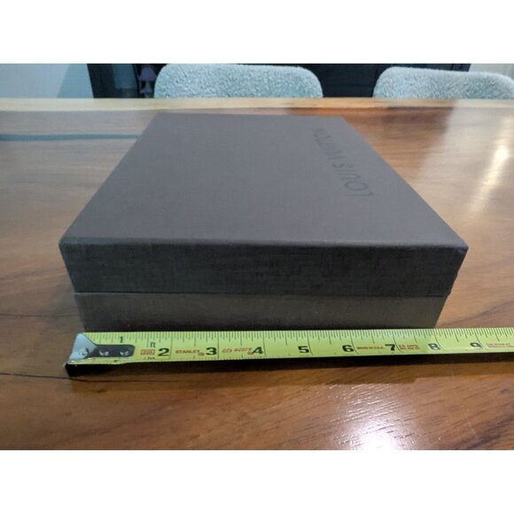 Louis Vuitton Brown Gift Box With Ribbon & Tissue Paper 12x8x2.5 - Picture 6 of 16